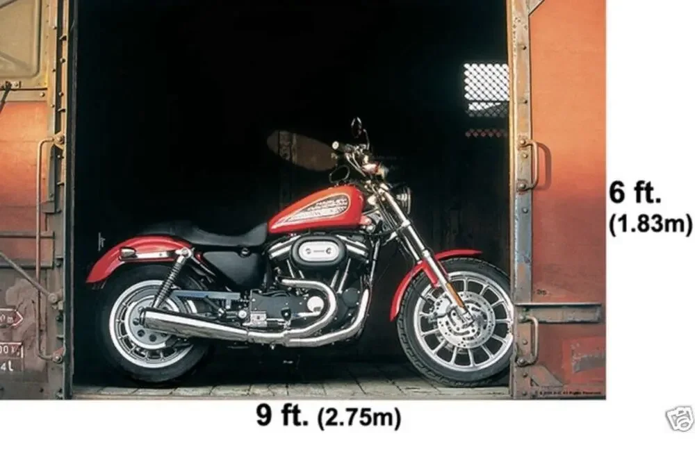 Giant HARLEY DAVIDSON Motorcycles Wall Mural Sportster Box Car Wallpaper 6'x9'